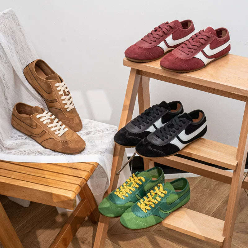 Soft Soled Moral Training Flat Sneakers