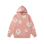 FOG x Denim Tears cotton puff print classic American loose hoodie