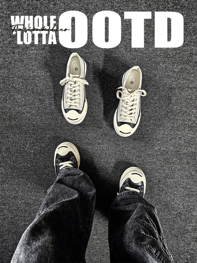 Newrockstarchoppa Classic Low-Top Canvas Skate Sneakers