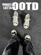 Newrockstarchoppa Classic Low-Top Canvas Skate Sneakers