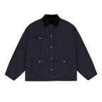 IDLT 15oz Michigan Loose Multi-Pocket Work Jacket – Washed Canvas