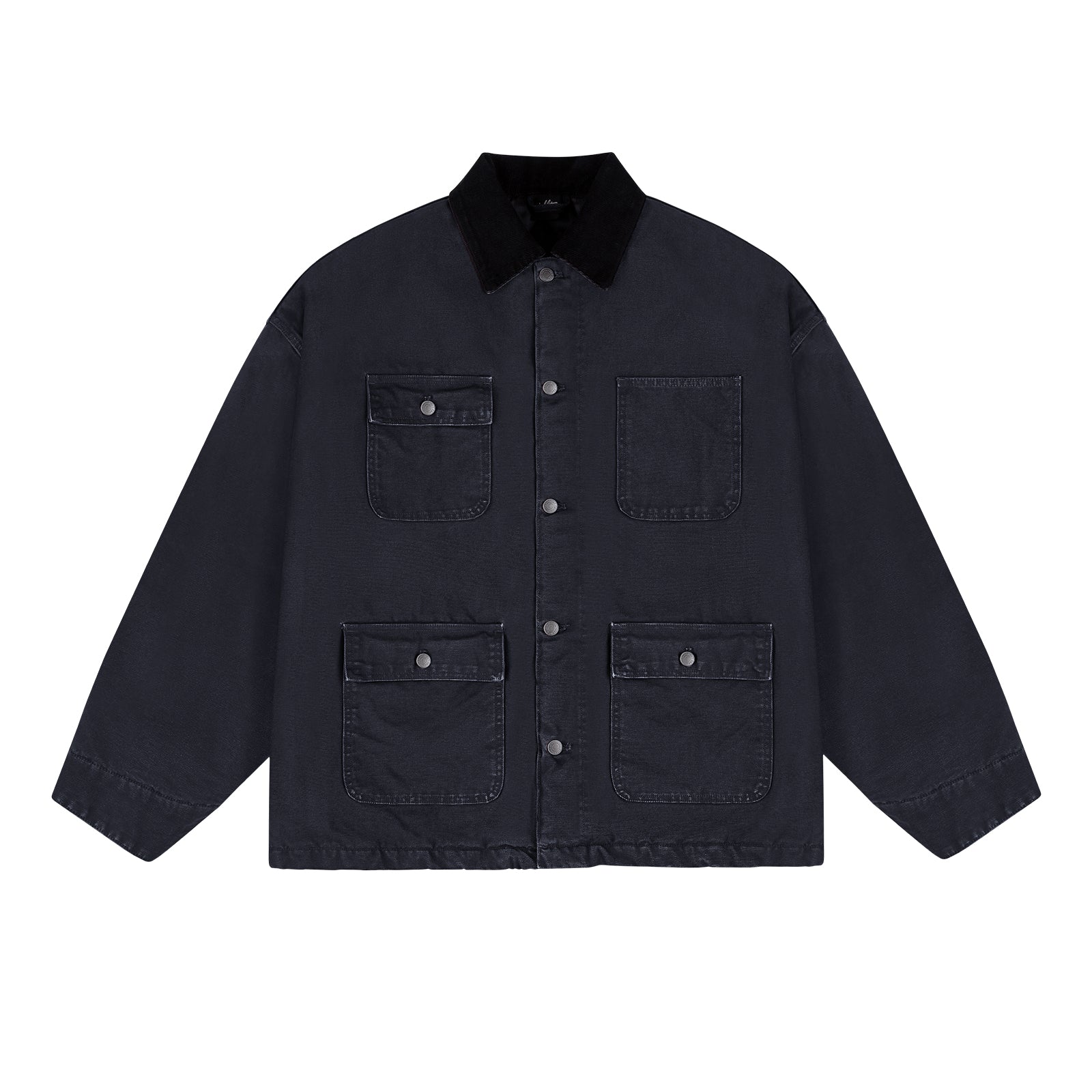 IDLT 15oz Michigan Loose Multi-Pocket Work Jacket – Washed Canvas