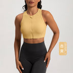 Athena Lulu Front Zip One-piece Yoga Bra