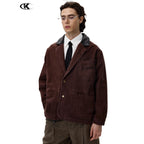 11KN Real Cowhide Lapel Jacket