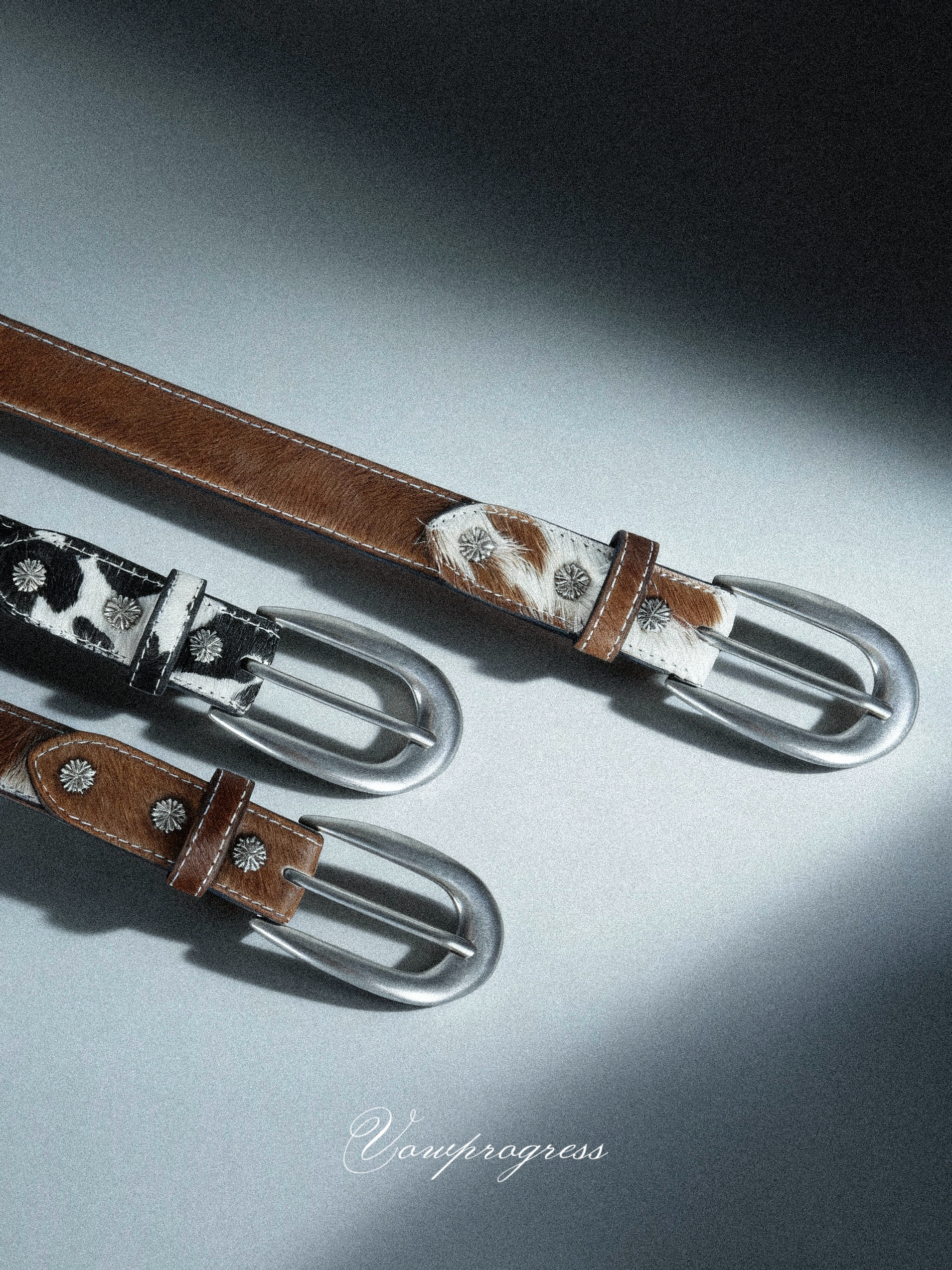 VOWPROGRESS Old Rivet Simple Belt