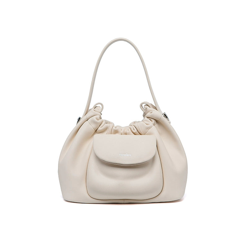 Neeley Soft Leather Wonton Cloud Bag