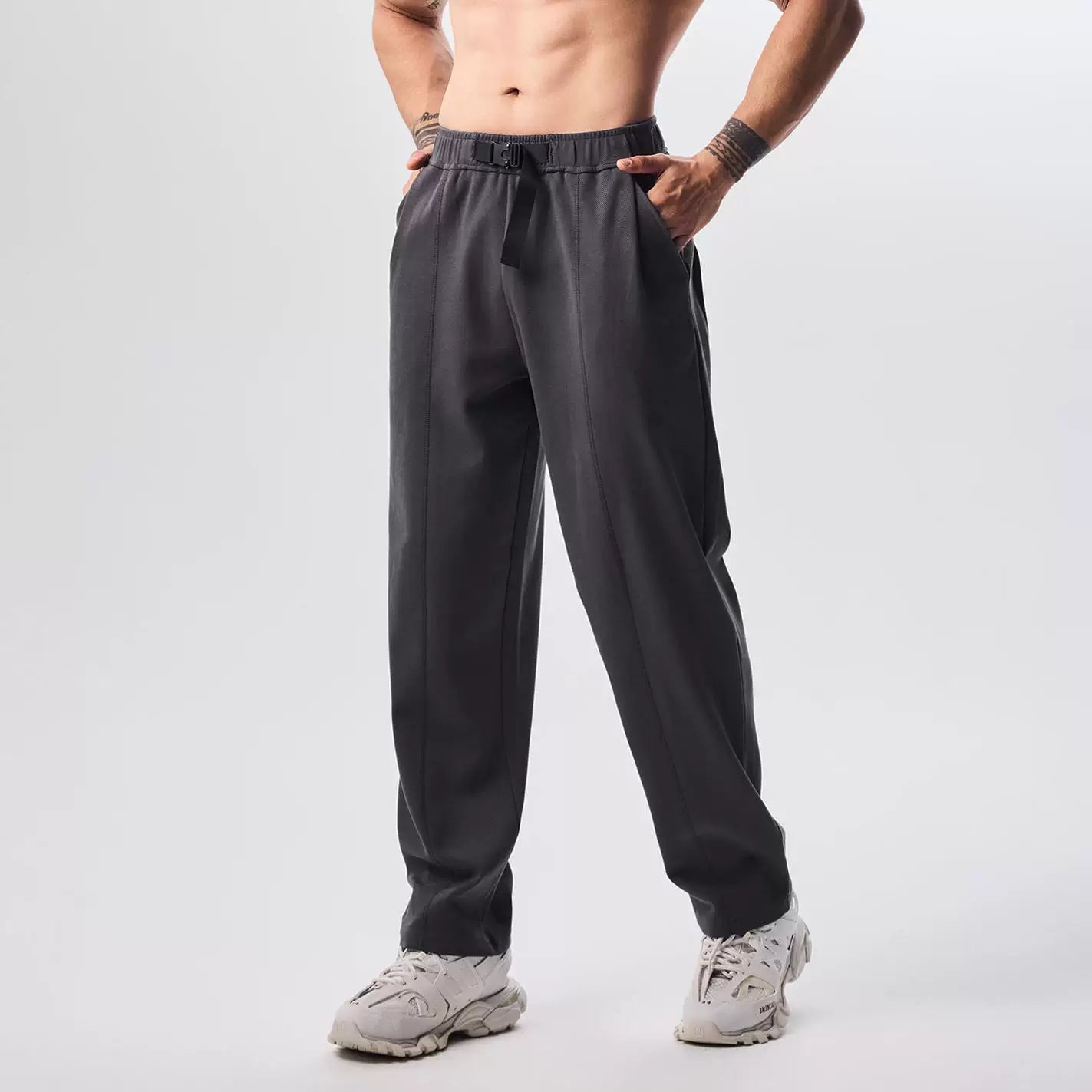 GD Heavyweight Sports Splicing Straight Pants