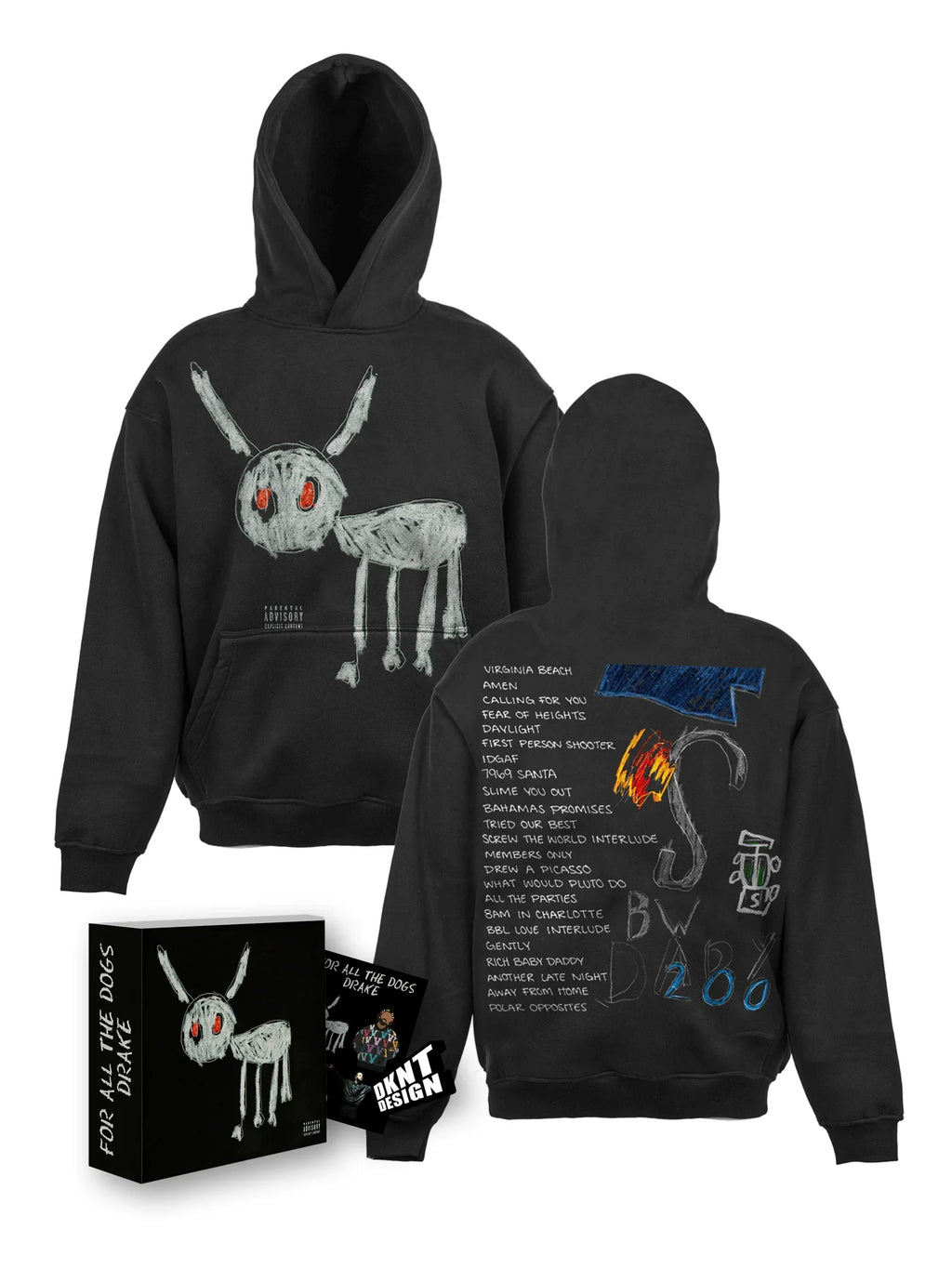 DKNT Drake For all the dogs Hoodie