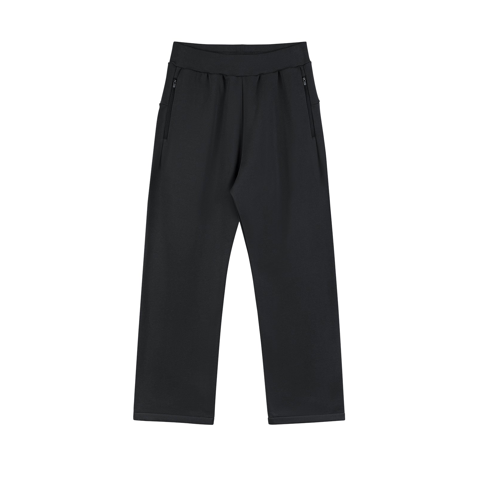 IDLT 400g Wide-Leg Loose Zip Sweatpants Basic Street Style