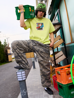 AVENUESON Three Color Detachable Camouflage Casual Pants