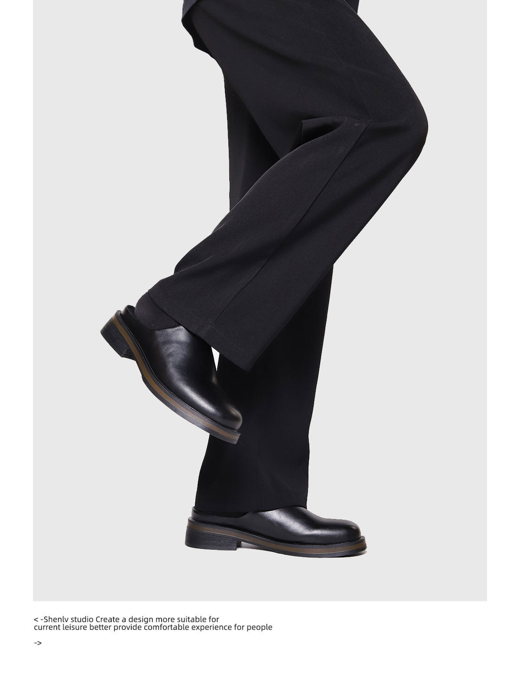 SHENLV STUDIO Leather Clogs