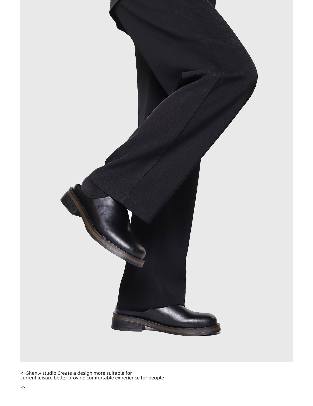 SHENLV STUDIO Leather Clogs