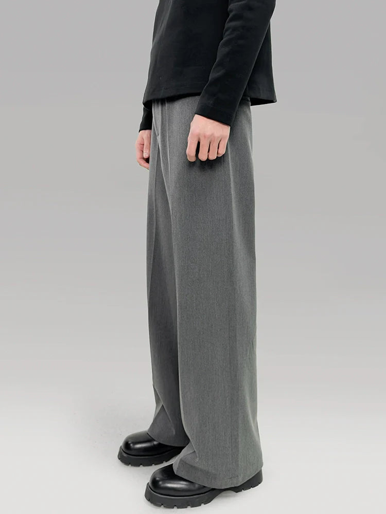 PLUS NO LOGO Drape Anti-wrinkle A-shaped Trousers