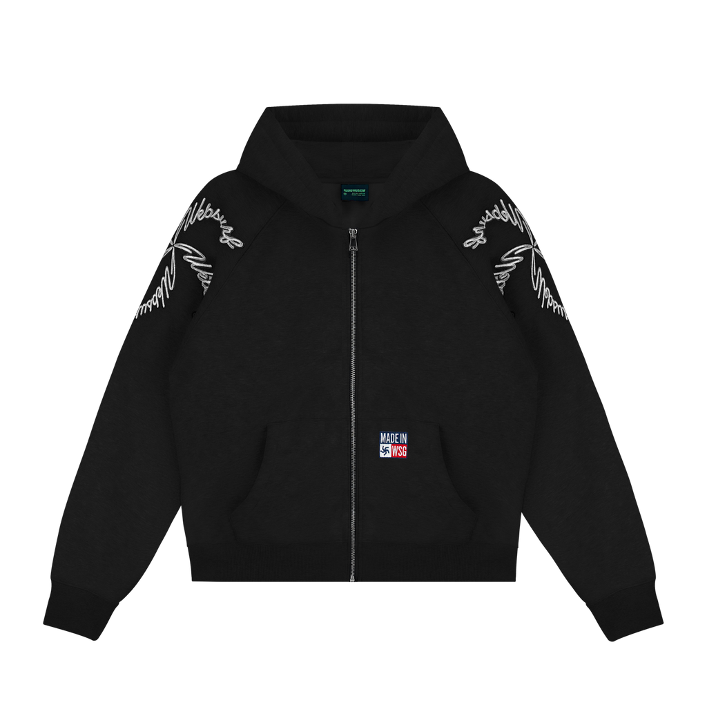 WebSurfGroup Minimalist Embroidered Pattern Velvet Jacket