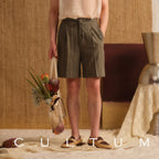 CULTUM Striped Drawstring Elastic Waist Shorts