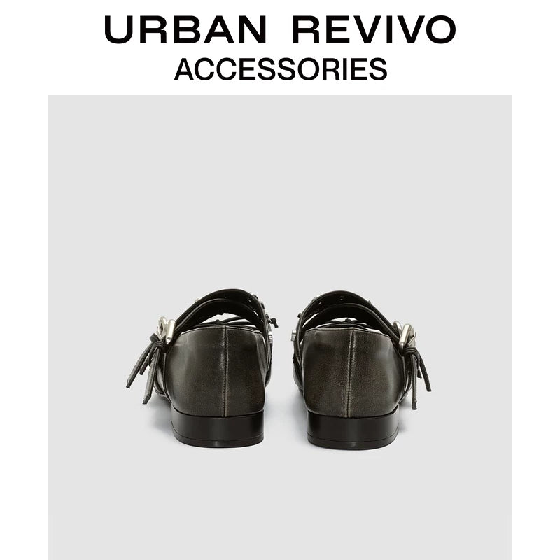 Urban Revivo Women's Mary Jane Shoes