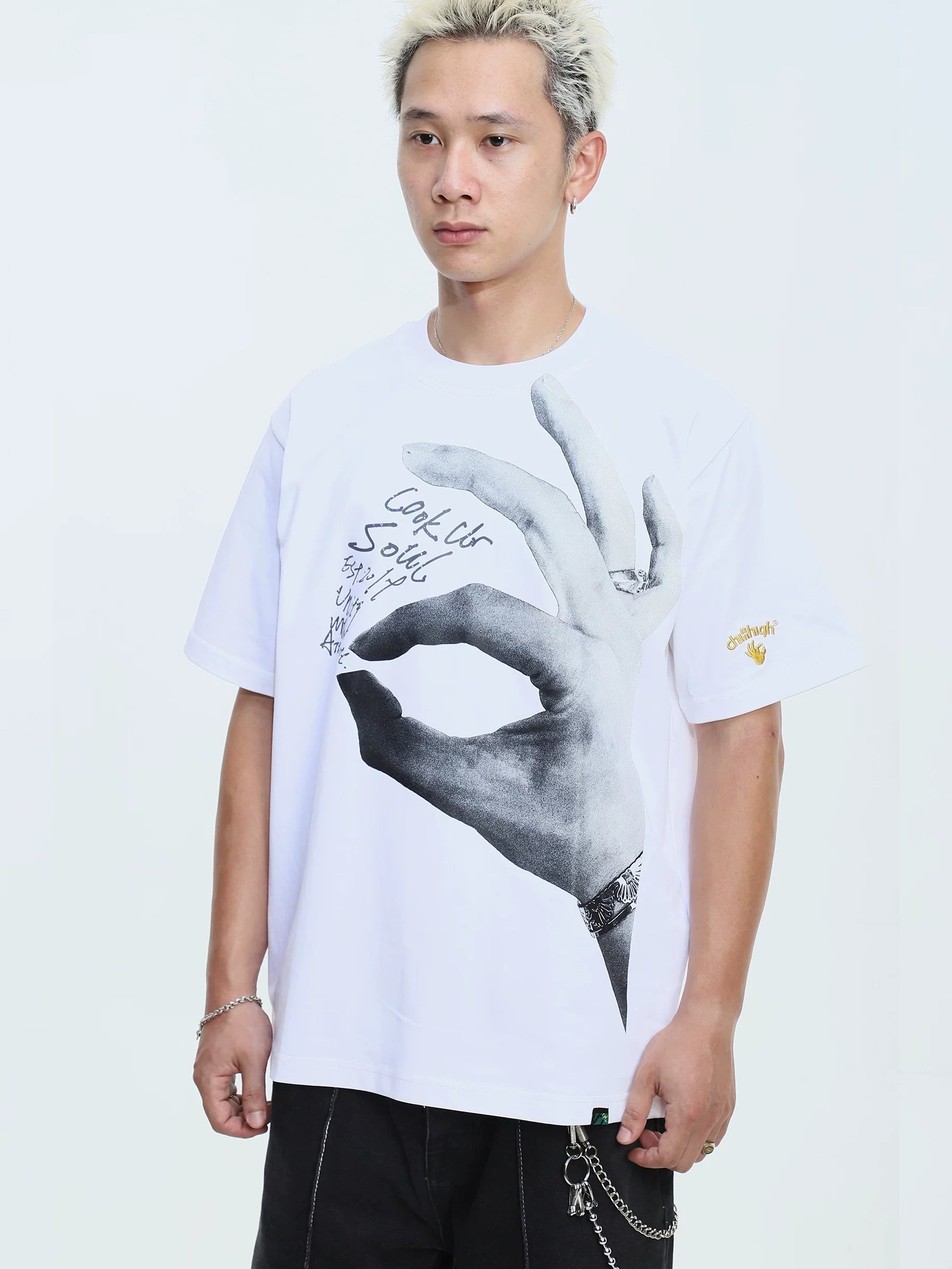 ChillHigh Crew Neck Loose Casual Tee