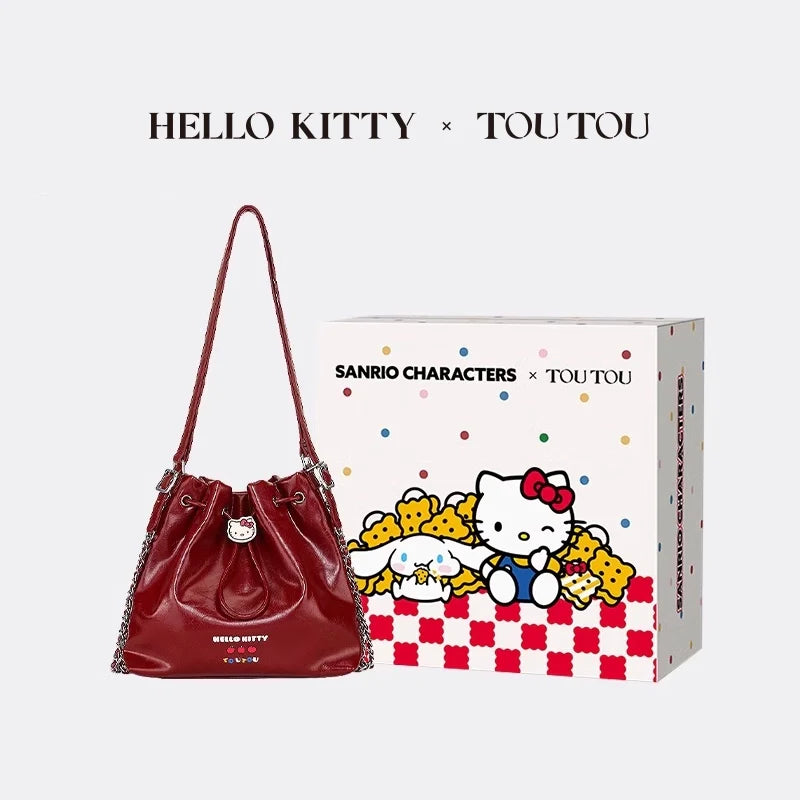 TOUTOU Vintage HelloKitty Large Capacity Backpack