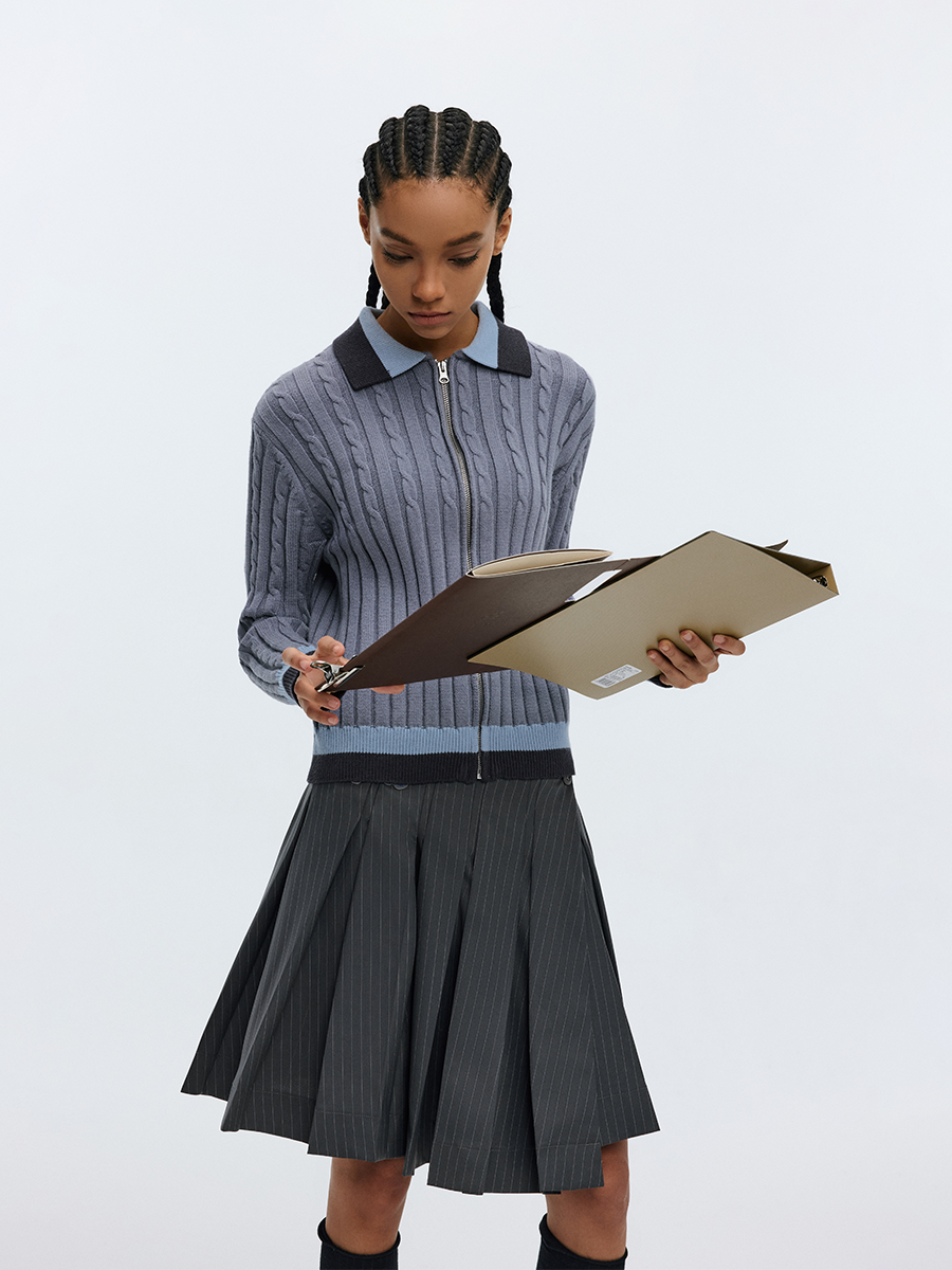 ATRY Skinny Versatile Short Sweater