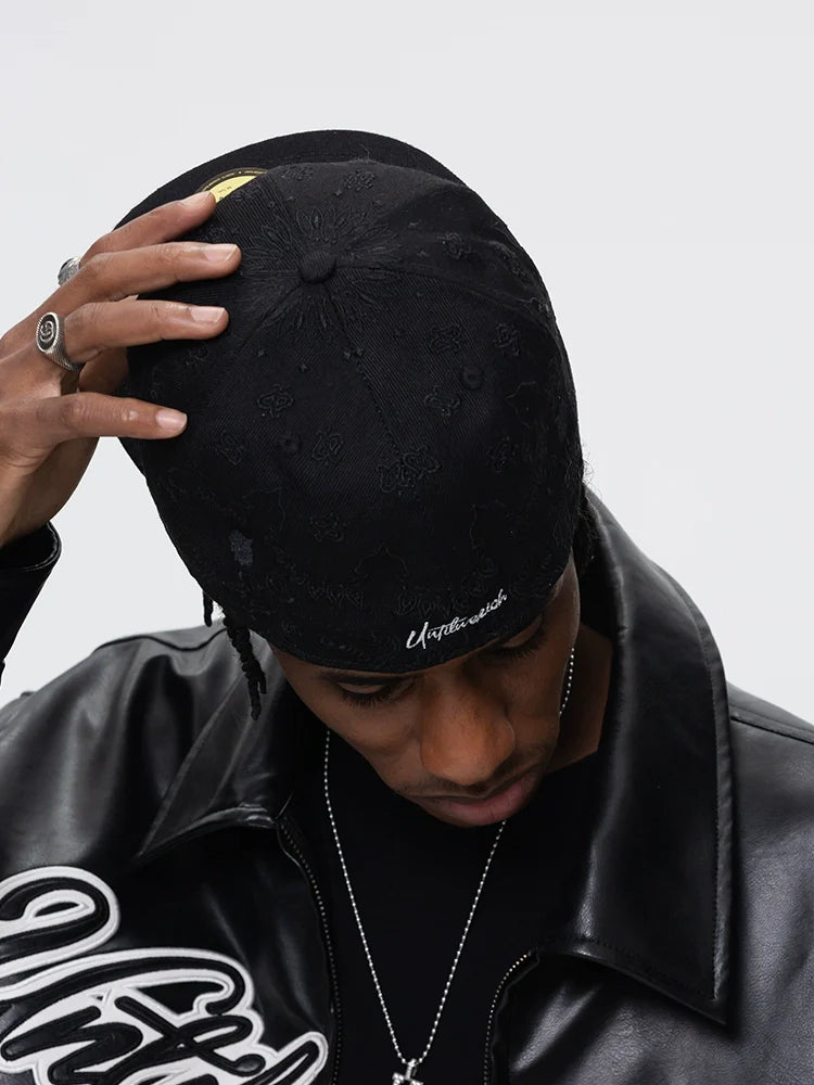 UNTILWERICH Embroidered Trendy Sunshade Hat