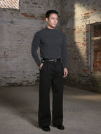 ONEFIT MAX Wide Three Dimensional Pleated Straight Trousers