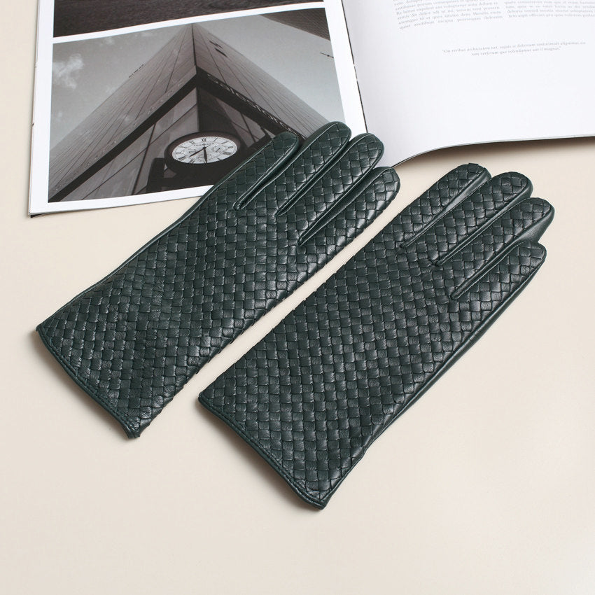 St. John's Spanish Goatskin Silk Driving Gloves