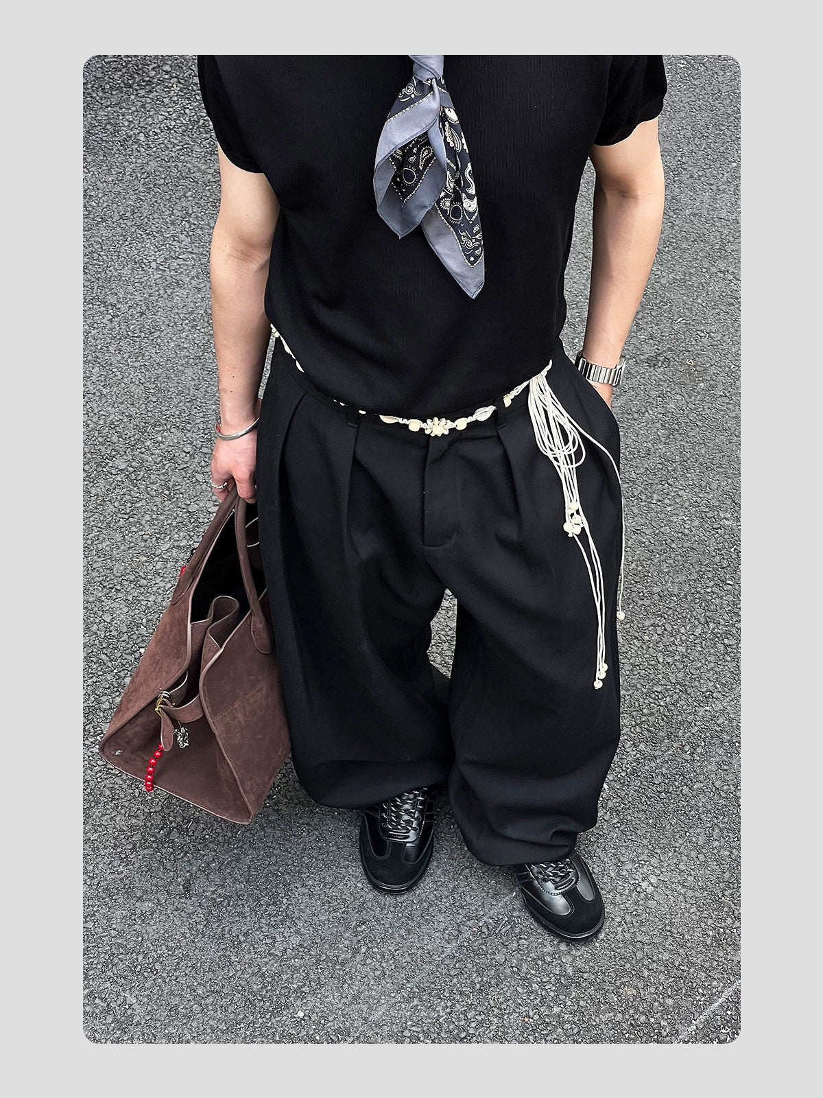 HANQIAORJI Versatile Casual Small Leather Shoes