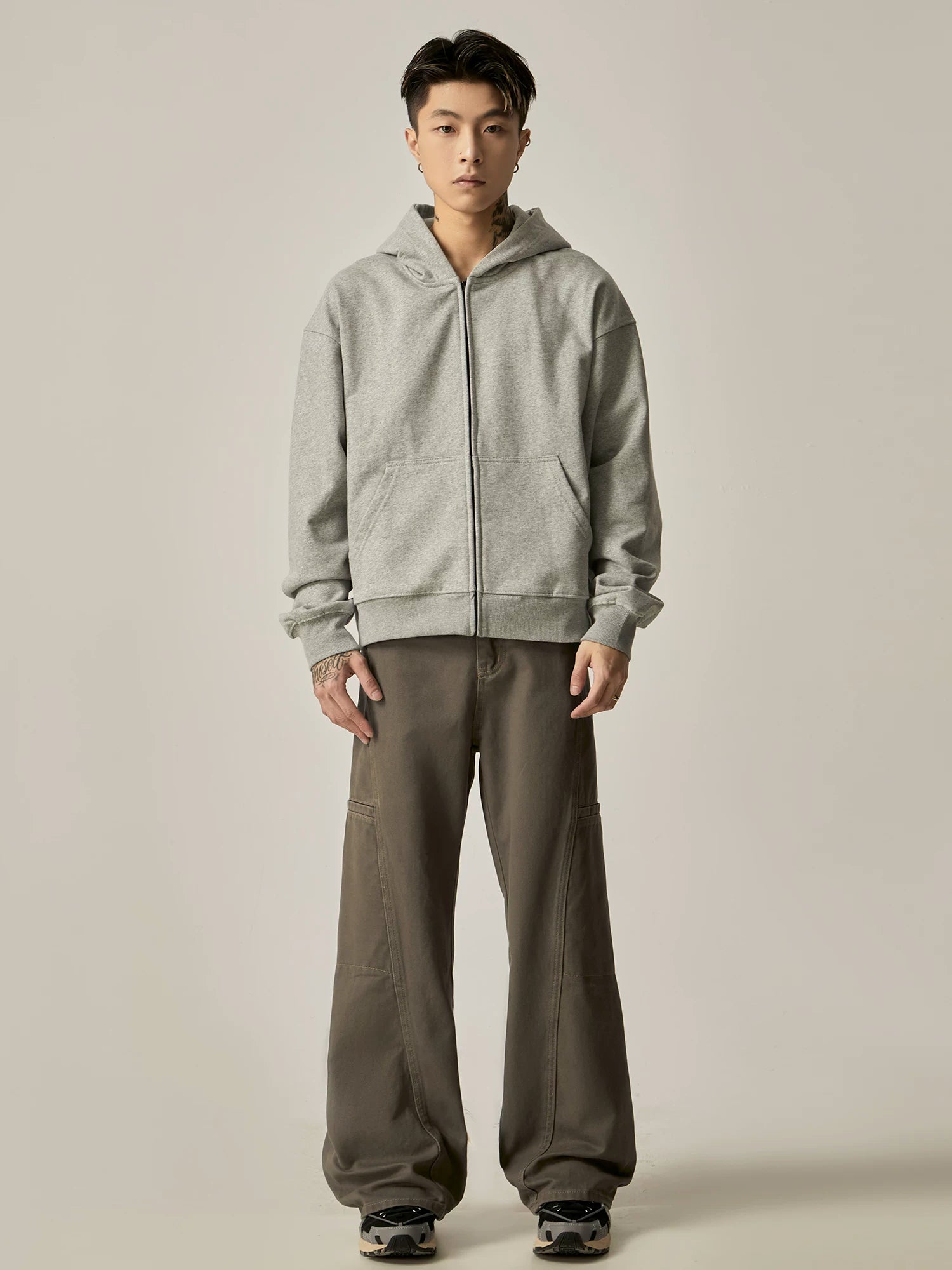 ISIETS Straight Cleanfit Vintage Work Pants