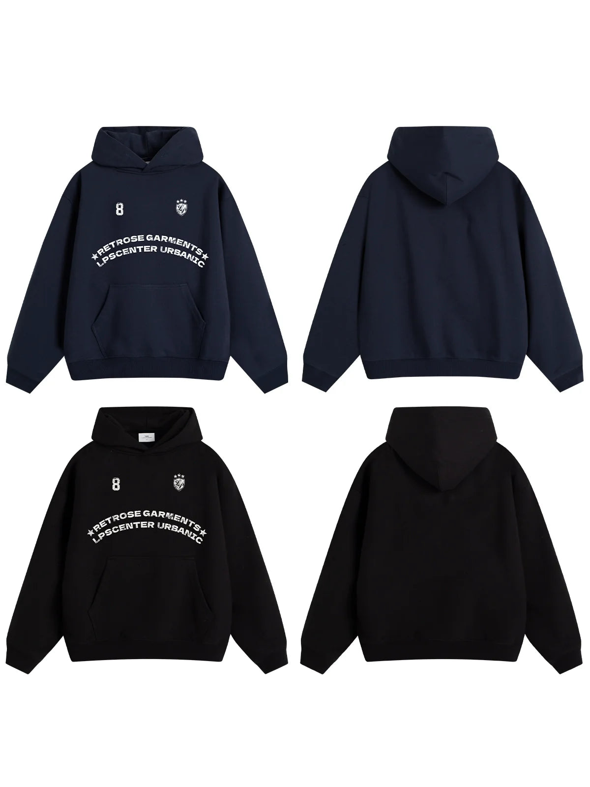 Loopsoon Chest Creative Print Casual Versatile Sweater