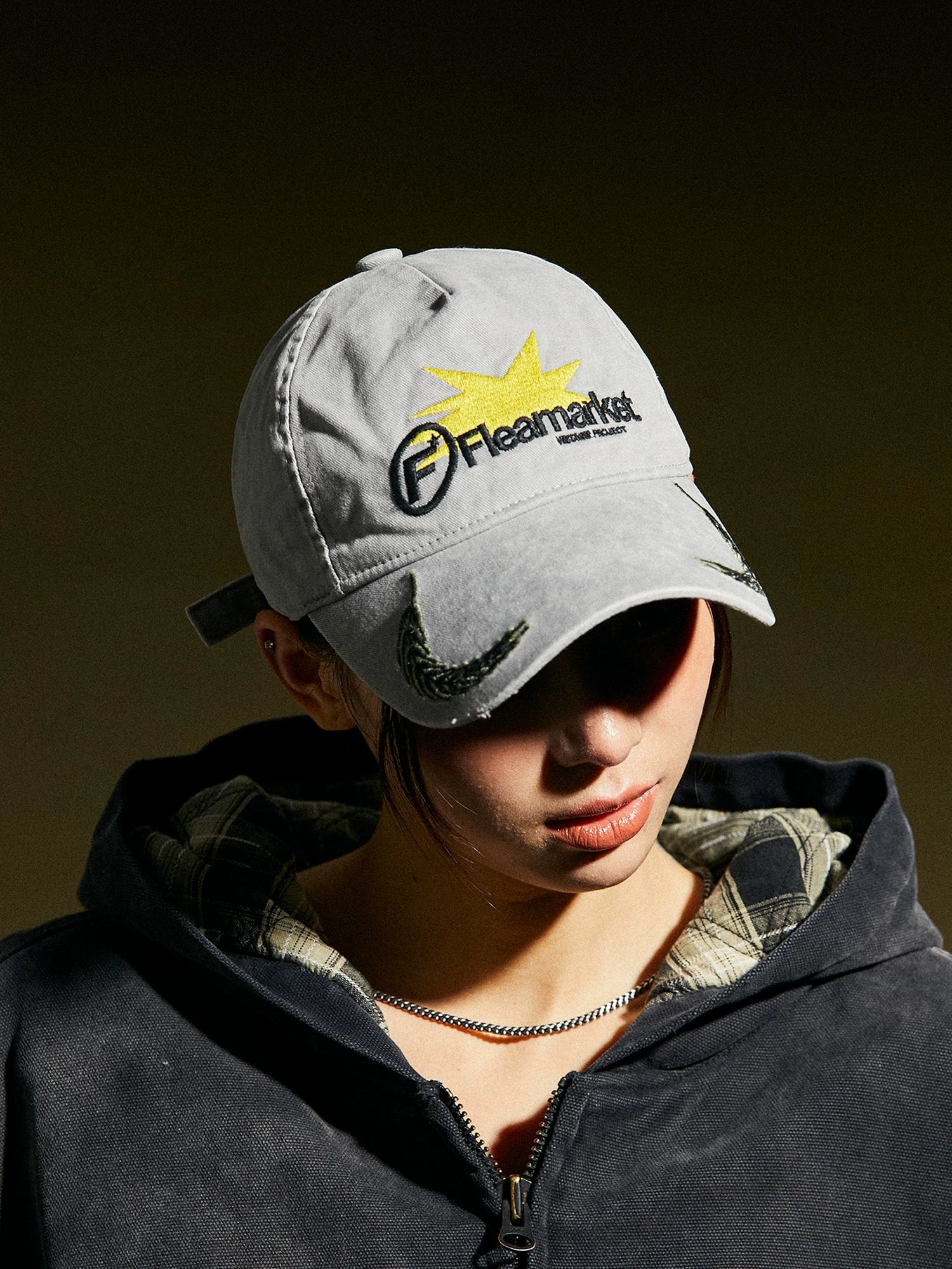 Fleamarket Vintage Washed Five Point Star Baseball Cap