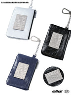 ChillHigh Crack Leather Simple Casual Card Bag