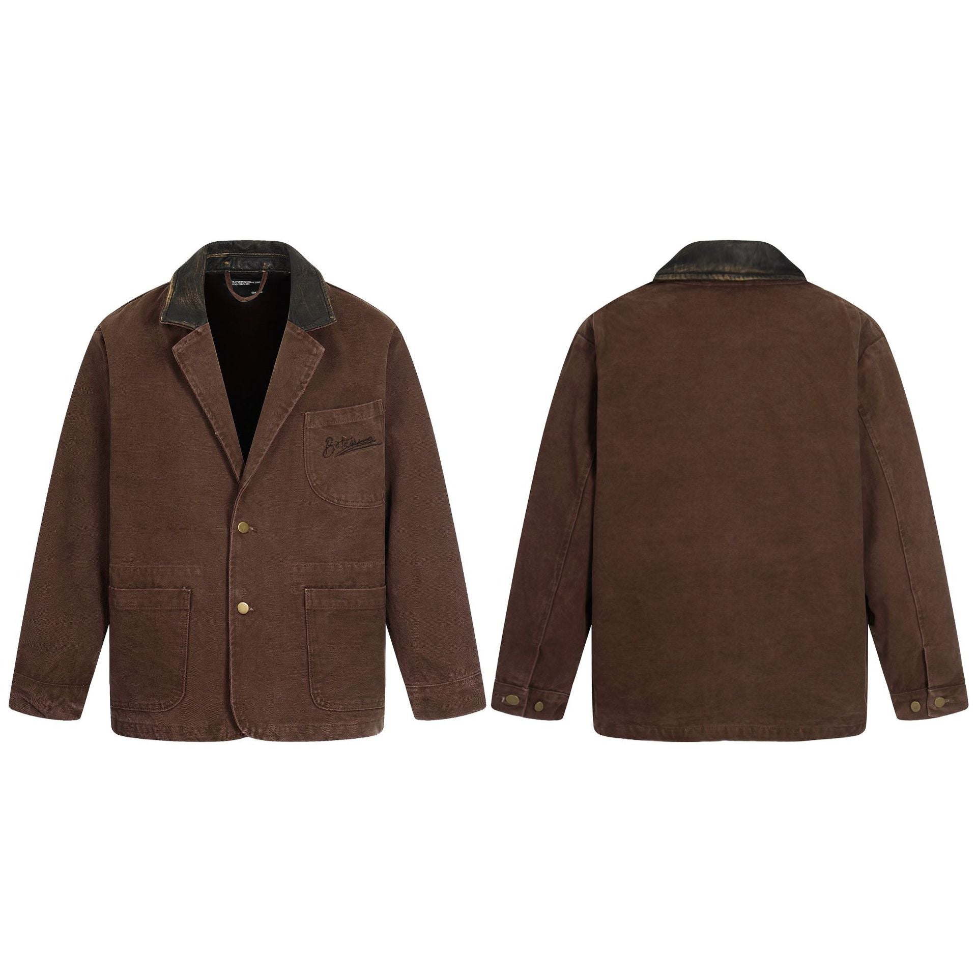 11KN Real Cowhide Lapel Jacket