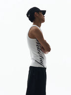 WebSurfGroup Handwritten Letter Threaded Vest