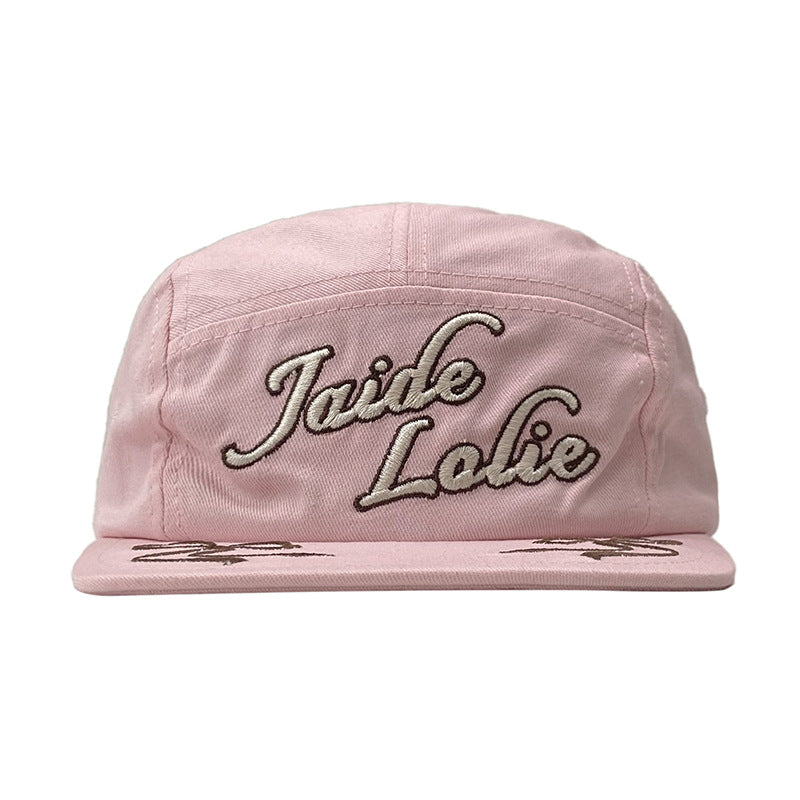 Korean Designer Bow Flat Brim Baseball Cap