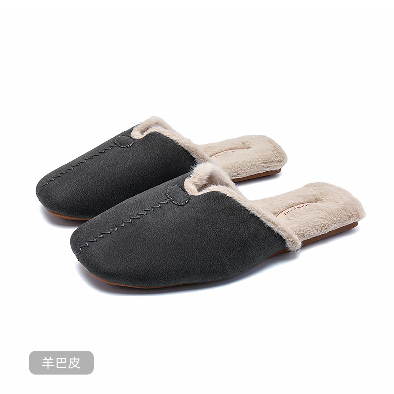 Waterproof Velvet Winter Home Slippers