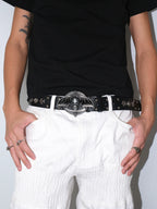 Darkblue Store American Satan Rivet Gothic Punk Belt