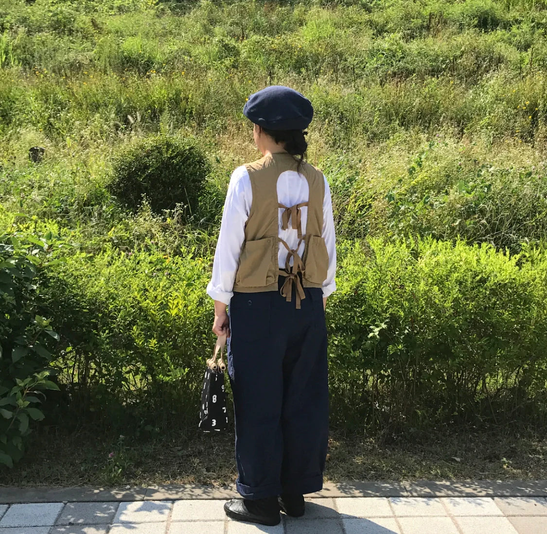 Anniehall Multi-Bag Outdoor Lace-Up Vest