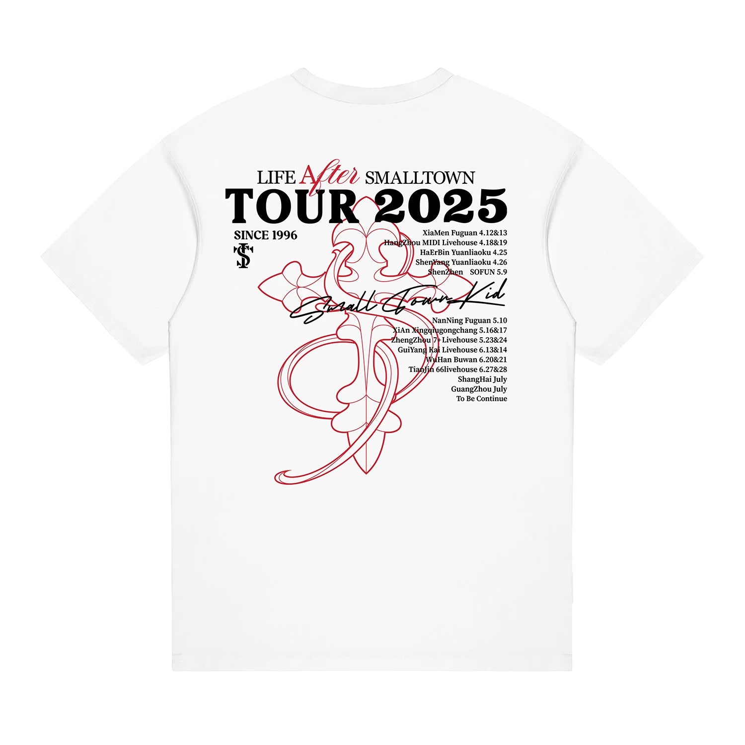 LAST Tour ASEN Same Style Baroque Short Sleeve T
