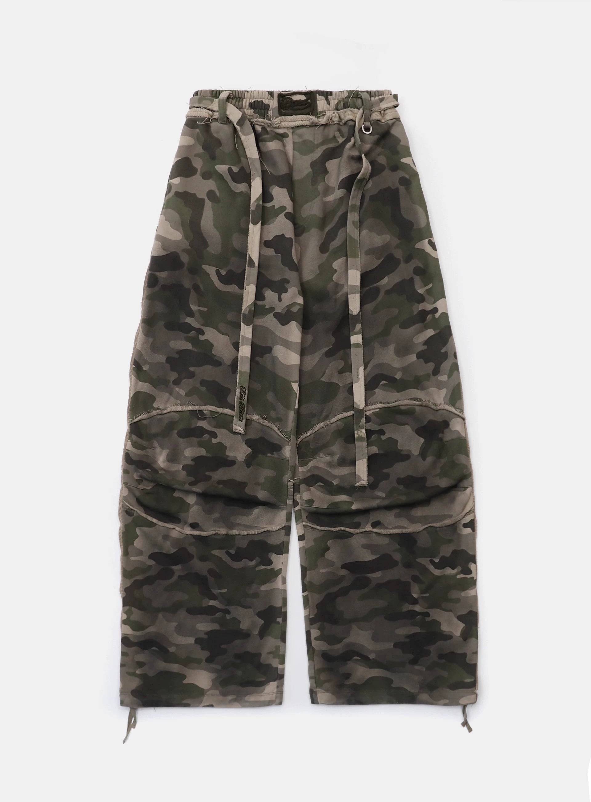 BADBLOOD American Retro Hip-Hop Wide-Leg Sweatpants