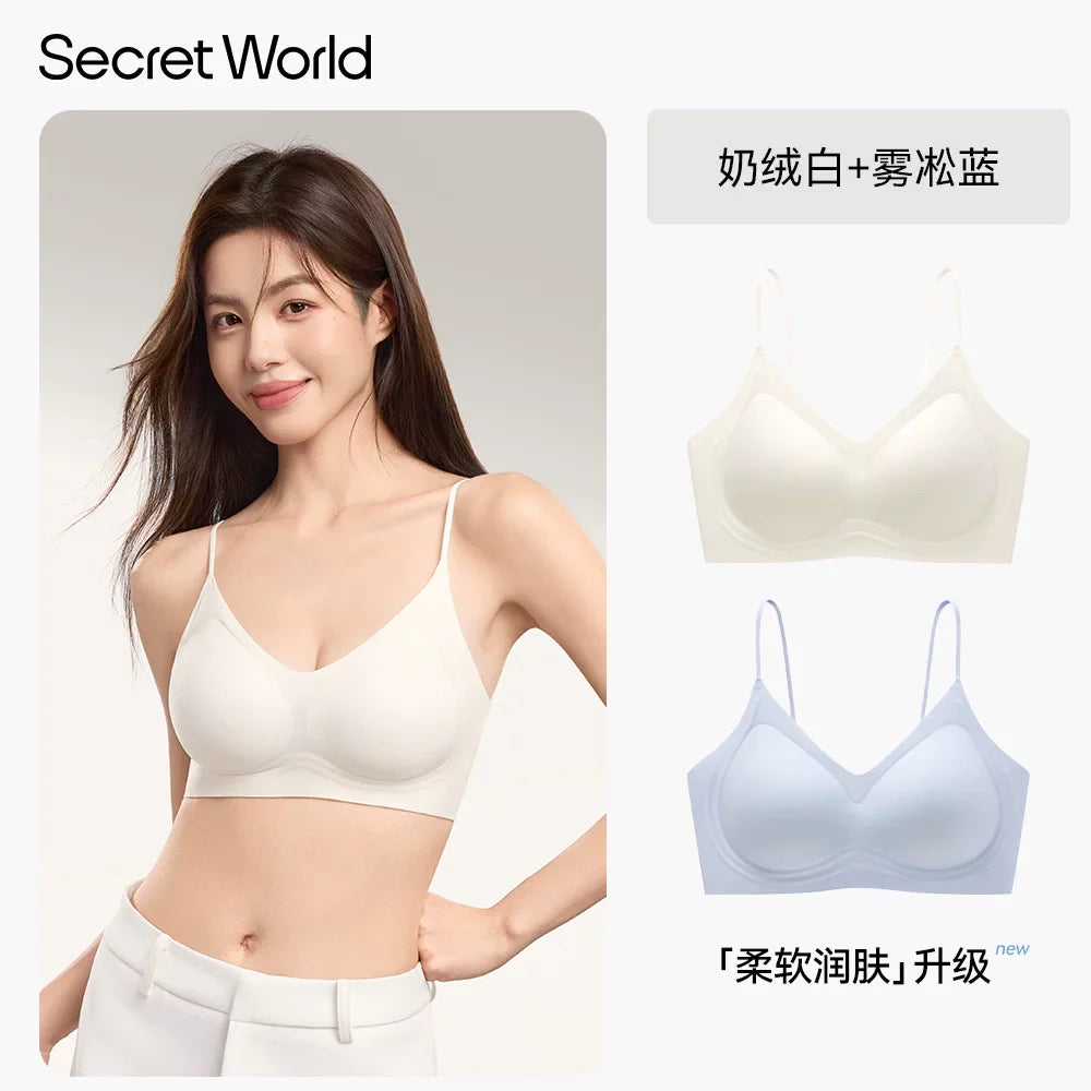 Secret World Traceless Shoulder Strap Bra