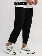 IMAGISM Japanese Non Miyake JF149 Pleated Thin Drapey Nine Point Pants