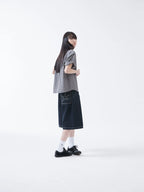 I4P STUDIO THE COLDEST MOMENT Starfish Embroidered Denim Shorts