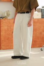 NOEARS Vintage Elastic Waist Loose Wide Leg Jeans