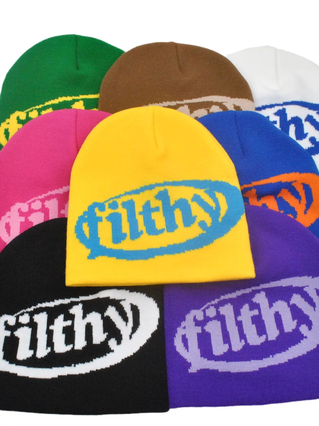 Filthy Woolen Knitted Beanie Hat