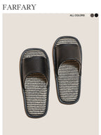 Farfary Cowhide Luxury Indoor Slippers