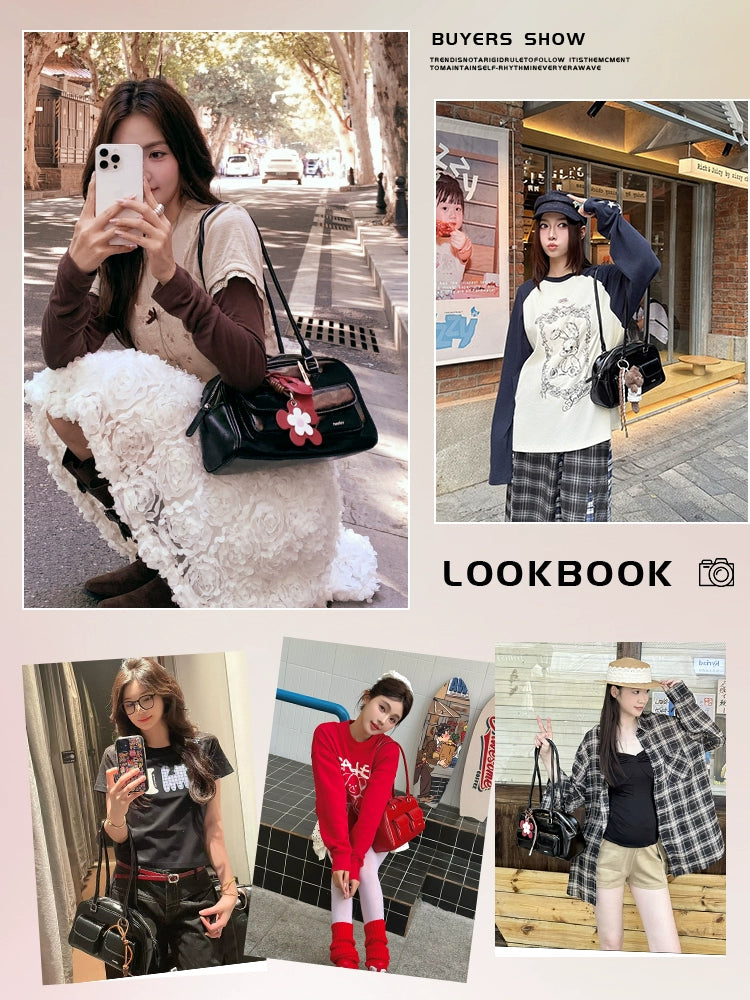 Neeley Soft Cowhide Luxury Boston Bag