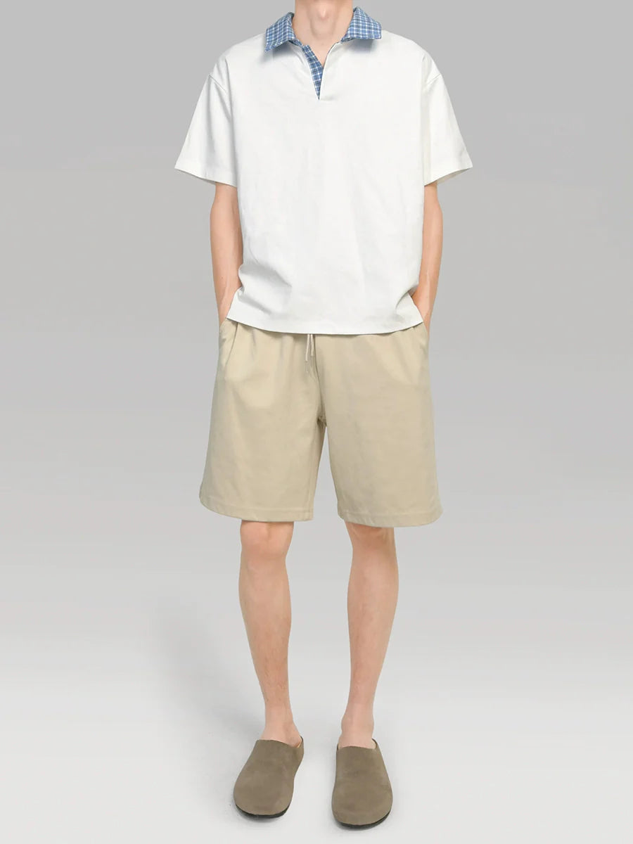 PLUS NO LOGO Triangle Bag Honeycomb Sports Shorts