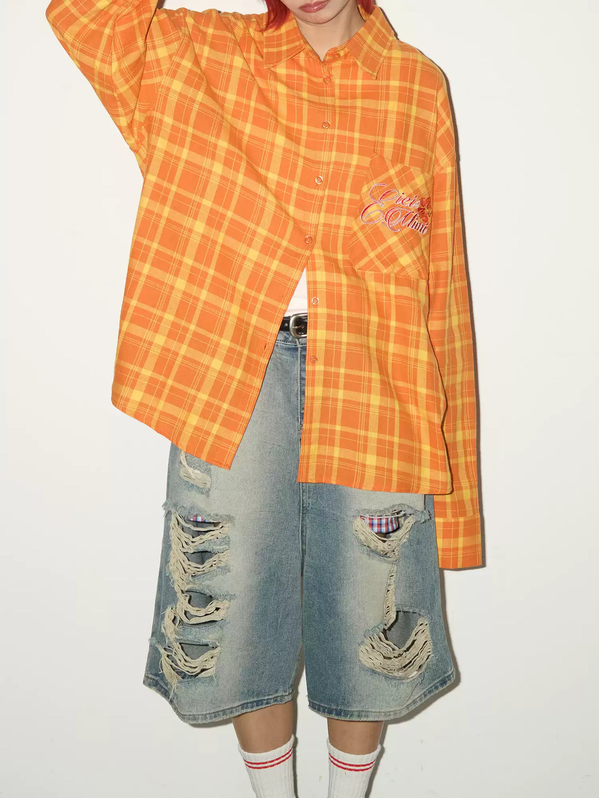 MICHINNYON denim shorts