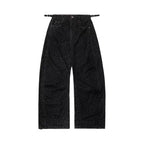 BADBLOOD American Casual Plaid Scimitar Pants