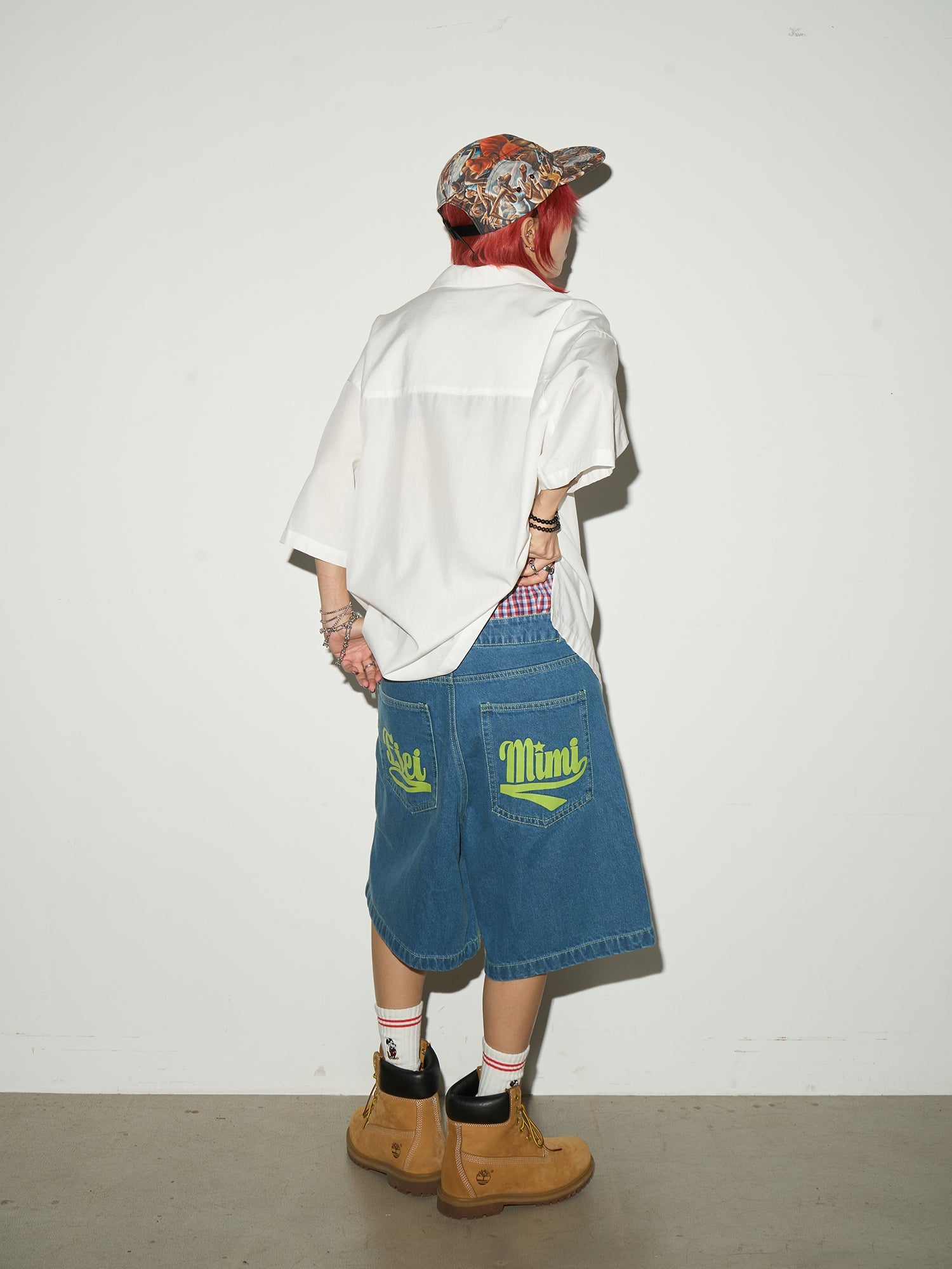 MICHINNYON denim shorts